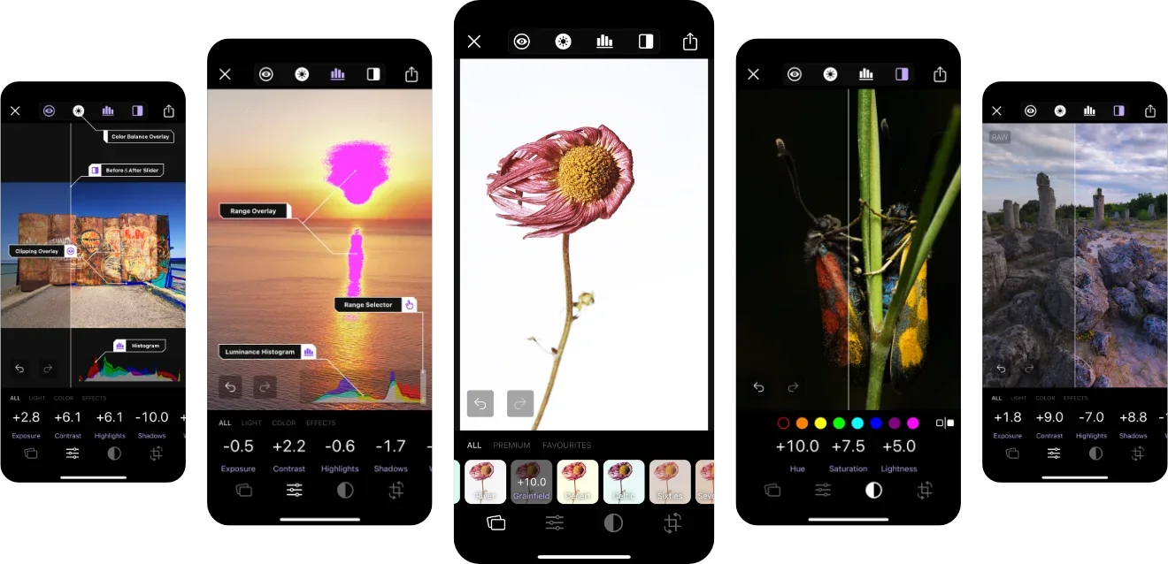 pixigy-raw-photo-editor-app-screenshots